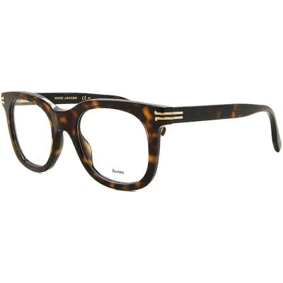 Marc Jacobs Havana Marrone Quadrato Cornice Occhiali - Cornice Occhiali Marc Jacobs Havana Marrone Quadrato Cornice Occhiali - Cornice Occhiali