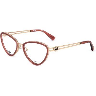 Moschino MOS585-LHF Bourgogne - Monture de lunettes - Publicité Moschino MOS585-LHF Bourgogne - Monture de lunettes - Publicité