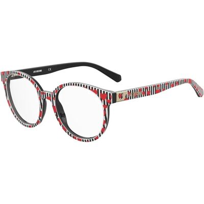 Love Moschino MOL584-7RM White Ladies Spectacle Frame Love Moschino MOL584-7RM White Ladies Spectacle Frame