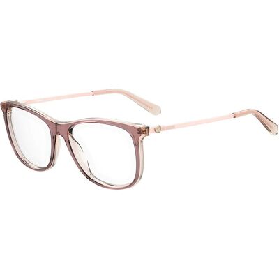 Love Moschino MOL589-C9N Pink Acetat Damen Brille - Brille Love Moschino MOL589-C9N Pink Acetat Damen Brille - Brille