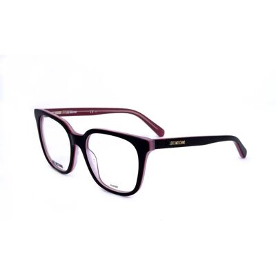 Love Moschino MOL590-807 Black Acetate Spectacle Frame - Eyewear Frames Love Moschino MOL590-807 Black Acetate Spectacle Frame - Eyewear Frames