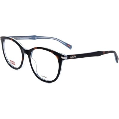 Levis LV 5032 ISK Havana Azure Round Eyewear Frames - Eyewear Frames Levis LV 5032 ISK Havana Azure Round Eyewear Frames - Eyewear Frames