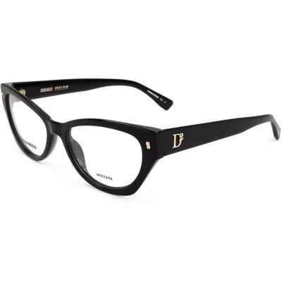 Dsquared2 D2 0043 2M2 Schwarz Gold - Brillenrahmen Dsquared2 D2 0043 2M2 Schwarz Gold - Brillenrahmen