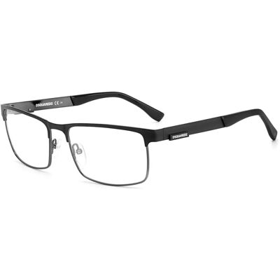 DSQUARED2 D2 0006 RZZ Negru Mat Ruthenium Închis - Ramă de ochelari DSQUARED2 D2 0006 RZZ Negru Mat Ruthenium Închis - Ramă de ochelari