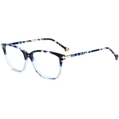 Carolina Herrera CH 0027 Havana blue rectangular eyeglasses - Eyeglasses Carolina Herrera CH 0027 Havana blue rectangular eyeglasses - Eyeglasses