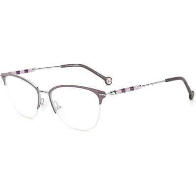 Carolina Herrera Chic Lilac Purple Silver Eyeglasses - Eyeglasses Carolina Herrera Chic Lilac Purple Silver Eyeglasses - Eyeglasses