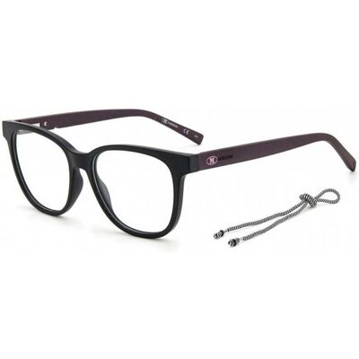 Missoni MMI 0106 DKH Lunettes Carrées Noires / Violettes - Lunettes - Publicité Missoni MMI 0106 DKH Lunettes Carrées Noires / Violettes - Lunettes - Publicité