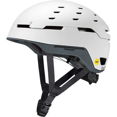 Smith Summit MIPS - Casque de ski Blanc Mat / Ardoise - Protection contre les chocs, Léger, Ajustable - Publicité Smith Summit MIPS - Casque de ski Blanc Mat / Ardoise - Protection contre les chocs, Léger, Ajustable - Publicité