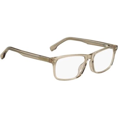 HUGO BOSS 1478/F Montatura Geometrica Beige - Occhiali HUGO BOSS 1478/F Montatura Geometrica Beige - Occhiali