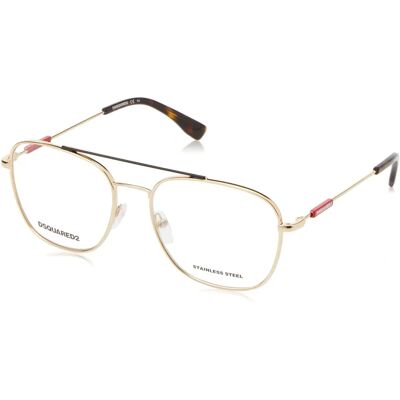 Ramă de ochelari Dsquared2 D2 0047 RHL Aur și Negru Ramă de ochelari Dsquared2 D2 0047 RHL Aur și Negru