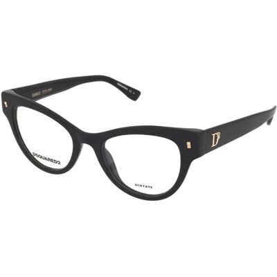 Dsquared2 Modello D2 0070 Occhiali Cat Eye Neri - Occhiali Dsquared2 Modello D2 0070 Occhiali Cat Eye Neri - Occhiali