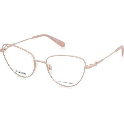 Love Moschino MOL608-TN Pink Kids Unisex Metal Glasses - Spectacle Frame Love Moschino MOL608-TN Pink Kids Unisex Metal Glasses - Spectacle Frame