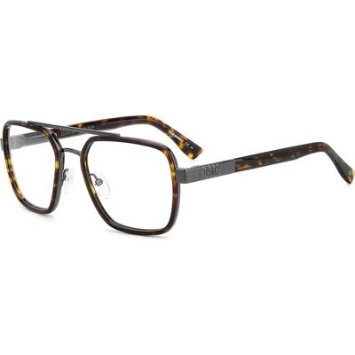 DSQUARED2 D2 0064 EKP Dunkel Ruthenium Havana - Brillenfassung DSQUARED2 D2 0064 EKP Dunkel Ruthenium Havana - Brillenfassung