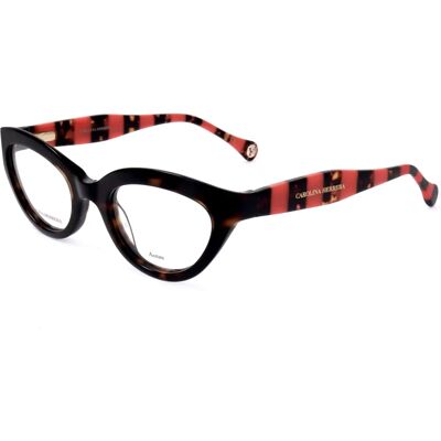 Carolina Herrera Havana/rosso Cat Eye Eyewear - Eyewear Carolina Herrera Havana/rosso Cat Eye Eyewear - Eyewear