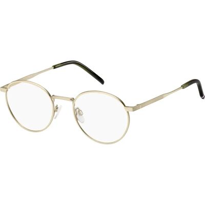 Tommy Hilfiger uniszex világos arany Pantos szemüveg - Szemüveg Tommy Hilfiger uniszex világos arany Pantos szemüveg - Szemüveg