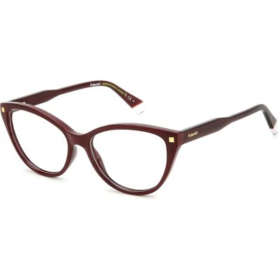 POLAROID PLD D493 LHF Bordeaux - Monture de lunettes POLAROID PLD D493 LHF Bordeaux - Monture de lunettes