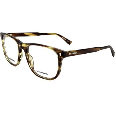 Dsquared2 Beige Horn Unisex Brillenfassung - Brillenrahmen Dsquared2 Beige Horn Unisex Brillenfassung - Brillenrahmen