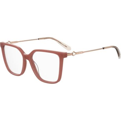 Monture de lunettes Love Moschino - MOL612 2LF - Rectangulaire, Acétate, Marron - Lunettes Monture de lunettes Love Moschino - MOL612 2LF - Rectangulaire, Acétate, Marron - Lunettes