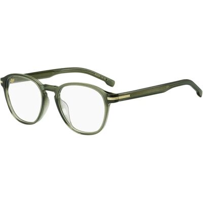 HUGO BOSS 1509/G Montature Rotonde Verde in Ecopelle di Acetato - Montature da Vista HUGO BOSS 1509/G Montature Rotonde Verde in Ecopelle di Acetato - Montature da Vista