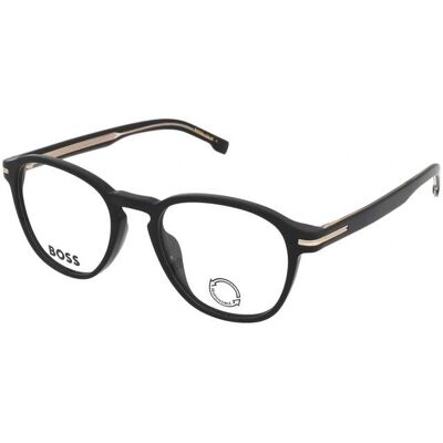 HUGO BOSS BOSS 1509/G 807 Schwarze Runde Brillenfassung - Brillenfassungen HUGO BOSS BOSS 1509/G 807 Schwarze Runde Brillenfassung - Brillenfassungen