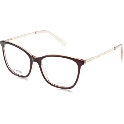 Ramă de Ochelari Pătrată Maro - Moschino Love Ramă de Ochelari Pătrată Maro - Moschino Love
