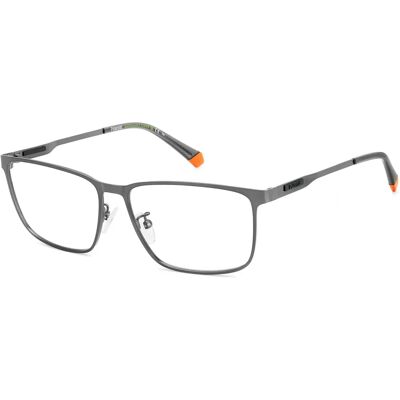 POLAROID PLD D494/G R80 - Rectangular Metal Eyewear Frames POLAROID PLD D494/G R80 - Rectangular Metal Eyewear Frames