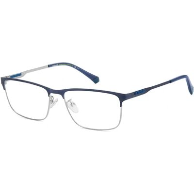 Polaroid D495/G KU0 Bleu Mat Rutenium - Monture de lunettes Polaroid D495/G KU0 Bleu Mat Rutenium - Monture de lunettes