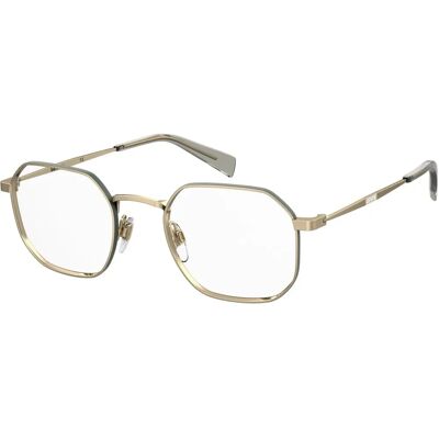 Levis LV 1064 PEF Gold Green Unisex Eyewear Frames - Eyewear Frames Levis LV 1064 PEF Gold Green Unisex Eyewear Frames - Eyewear Frames
