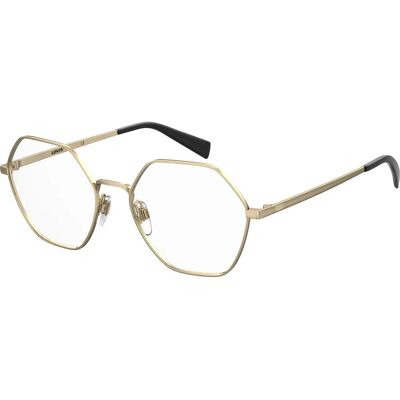 Levis LV 1063 J5G Gold - Hexagonal Eyewear Frames Levis LV 1063 J5G Gold - Hexagonal Eyewear Frames