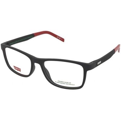 Levi's LV 5049 BLX Brille - Rechteckig Schwarz & Rot - Brillen Levi's LV 5049 BLX Brille - Rechteckig Schwarz & Rot - Brillen