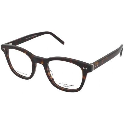 Tommy Hilfiger TH 2035 086 Havana Unisex Brille - Sehhilfe Tommy Hilfiger TH 2035 086 Havana Unisex Brille - Sehhilfe