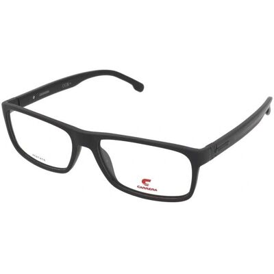 CARRERA 8890 Monture de Lunettes Noire Rectangulaire - Publicité CARRERA 8890 Monture de Lunettes Noire Rectangulaire - Publicité