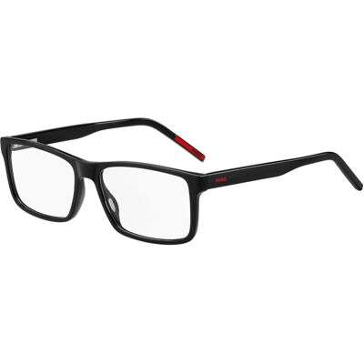 Monture de lunettes rectangulaire noire Hugo Boss HG 1262 807 Monture de lunettes rectangulaire noire Hugo Boss HG 1262 807