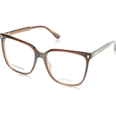 Barna Négyszögletű Szemüvegkeret Dsquared2 - Eyewear Frames Barna Négyszögletű Szemüvegkeret Dsquared2 - Eyewear Frames