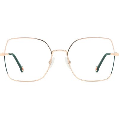 Carolina Herrera Gold Green Brille - Unisex - 55 MM Carolina Herrera Gold Green Brille - Unisex - 55 MM