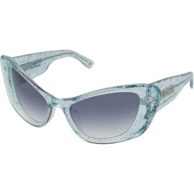 Lunettes de soleil Dsquared2 Modèle 0118/S MVU/08 Œil de chat bleu pour femme - Publicité Lunettes de soleil Dsquared2 Modèle 0118/S MVU/08 Œil de chat bleu pour femme - Publicité