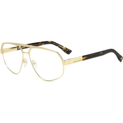 Dsquared2 D2 0121 J5G Arany - Szemüvegkeret Dsquared2 D2 0121 J5G Arany - Szemüvegkeret