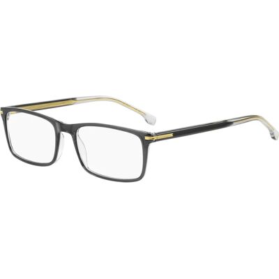 Montatura rettangolare grigia Hugo Boss 1630 KB7 - Occhiali Montatura rettangolare grigia Hugo Boss 1630 KB7 - Occhiali