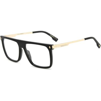 Dsquared2 D2 0122 Black Gold Optical Glasses - Eyewear Dsquared2 D2 0122 Black Gold Optical Glasses - Eyewear