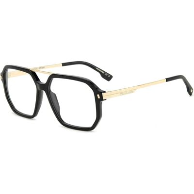 DSQUARED2 D2 0123 2M2 Fekete Arany - Szemüvegkeret DSQUARED2 D2 0123 2M2 Fekete Arany - Szemüvegkeret