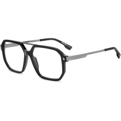 DSQUARED2 D2 0123 ANS Fekete Sötét Rutenium Keret DSQUARED2 D2 0123 ANS Fekete Sötét Rutenium Keret