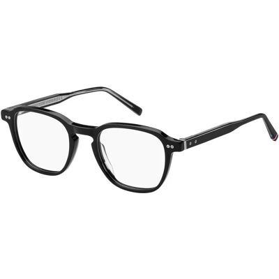 Tommy Hilfiger TH 2070 Eco Acetát Fekete Négyszögletes Szemüveg - Szemüveg Tommy Hilfiger TH 2070 Eco Acetát Fekete Négyszögletes Szemüveg - Szemüveg