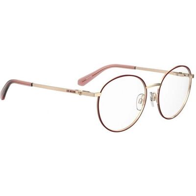 Love Moschino MOL633 6K3 Bordó Arany Szemüvegkeret - Szemüvegkeret Love Moschino MOL633 6K3 Bordó Arany Szemüvegkeret - Szemüvegkeret