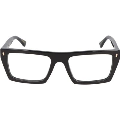 Dsquared2 D2 0130 807 Black Acetate Eyewear Frames - Eyewear Frames Dsquared2 D2 0130 807 Black Acetate Eyewear Frames - Eyewear Frames