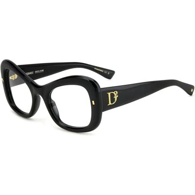 DSQUARED2 D2 0138 807 Black - Eyewear Frames DSQUARED2 D2 0138 807 Black - Eyewear Frames