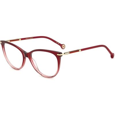 Carolina Herrera Model HER 0231 2OO Red Cat Eye Eyeglasses Carolina Herrera Model HER 0231 2OO Red Cat Eye Eyeglasses