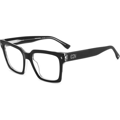 Dsquared2 ICON 0019 Ramă de ochelari din cristal negru - Ochelari Dsquared2 ICON 0019 Ramă de ochelari din cristal negru - Ochelari