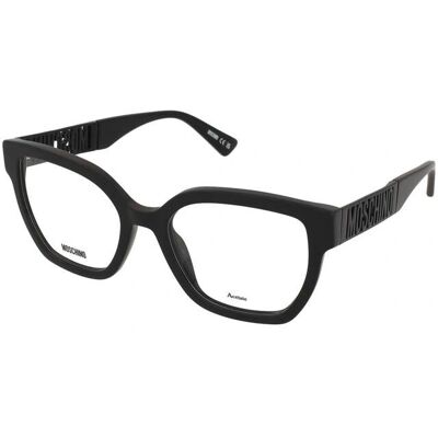 MOSCHINO MOS633 807 Black Eyewear Frames - Eyewear Frames MOSCHINO MOS633 807 Black Eyewear Frames - Eyewear Frames