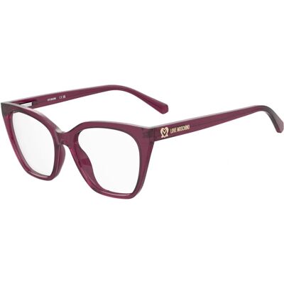 Love Moschino Fuchsia Rectangular Eyewear Frames - Eyewear Frames Love Moschino Fuchsia Rectangular Eyewear Frames - Eyewear Frames