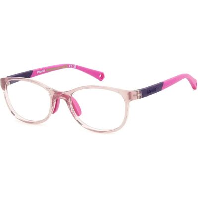 POLAROID KIDS Pink Rectangular Eyewear Frames - Kids POLAROID KIDS Pink Rectangular Eyewear Frames - Kids